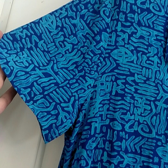 🎄SALE! BUY NOW! Royal blue & turquoise dress - Picture 3 of 5